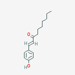 Structure of (E)-1-(4-Hydroxyphenyl)dec-1-en-3-one