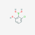 Structure of (2-Chloro-6-hydroxyphenyl)boronic acid