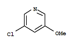 3-氯-5-甲氧基吡啶结构式