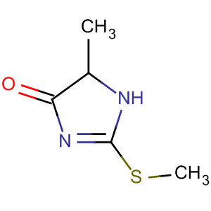 Structure of 4H-Imidazol-4-one, 1,5-dihydro-5-methyl-2-(methylthio)-