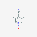 Structure of 4-Pyridinecarbonitrile,  3,5-dimethyl-,  1-oxide