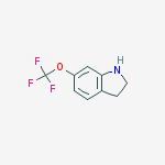 Structure of 1H-Indole,2,3-dihydro-6-(trifluoroMethoxy)-