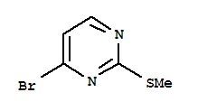 2-甲硫基-4-溴嘧啶结构式