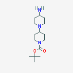 4-氨基-[1,4'-联哌啶]-1'-羧酸叔丁酯结构式