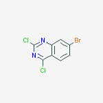 Structure of 2,4-DICHLORO-7-BROMOQUINAZOLINE