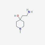 Structure of 4-(2-AMINOETHYL)-1-METHYLPIPERIDIN-4-OL