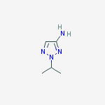 2-ISOPROPYL-2H-1,2,3-TRIAZOL-4-AMINE结构式