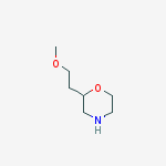 Structure of 2-(2-METHOXYETHYL)MORPHOLINE