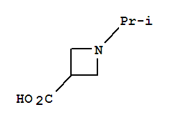 Structure of 1-ISOPROPYLAZETIDINE-3-CARBOXYLIC ACID