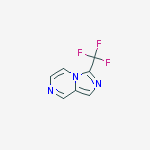 Structure of 3-(trifluoromethyl)imidazo[1,5-a]pyrazine