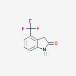 Structure of 4-(trifluoromethyl)indolin-2-one