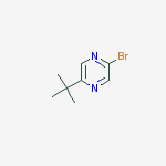 Structure of 2-bromo-5-tert-butylpyrazine