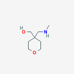Structure of {4-[(methylamino)methyl]tetrahydro-2H-pyran-4-yl}methanol