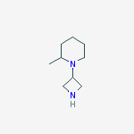Structure of 1-(3-AZETIDINYL)-2-METHYLPIPERIDINE