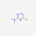 Structure of 4-bromo-N,N-dimethylpyrimidin-2-amine