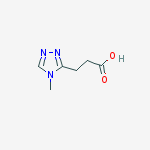 Structure of 3-(4-METHYL-4H-1,2,4-TRIAZOL-3-YL)PROPANOIC ACID