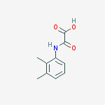 Structure of [(2,3-dimethylphenyl)amino](oxo)acetic acid