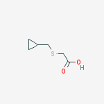 Structure of [(cyclopropylmethyl)thio]acetic acid