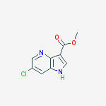 Structure of METHYL 6-CHLORO-1H-PYRROLO[3,2-B]PYRIDINE-3-CARBOXYLATE