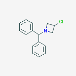 1-二苯甲基-3-氯氮杂环丁烷结构式