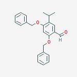 Structure of 2,4-BIS(BENZYLOXY)-5-ISOPROPYLBENZALDEHYDE