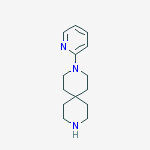 Structure of 3-PYRIDIN-2-YL-3,9-DIAZASPIRO [5.5]UNDECANE