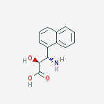 Structure of (2S,3S)-3-Amino-2-hydroxy-3-naphthalen-1-yl-propanoic acid