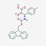Structure of N-Fmoc-(2S,3S)-3-Amino-2-hydroxy-3-(4-methyl-phenyl)-propanoic acid