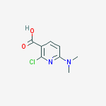 Structure of 2-CHLORO-6-(DIMETHYLAMINO)NICOTINIC ACID