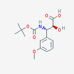 Structure of N-Boc-(2S,3S)-3-Amino-2-hydroxy-3-(3-methoxy-phenyl)-propanoic acid