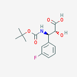 Structure of N-Boc-(2R,3R)-3-Amino-3-(3-fluorophenyl)-2-hydroxypropanoic acid