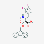 Structure of FMOC-(S)-3-AMINO-4-(2,4,5-TRIFLUORO-PHENYL)-BUTYRIC ACID