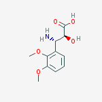 Structure of (2S,3S)-3-Amino-2-hydroxy-3-(2,3-dimethoxy-phenyl)-propanoic acid