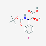 Structure of N-Boc-(2S,3S)-3-Amino-3-(4-fluoro-phenyl)-2-hydroxy-propanoic acid