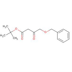 Structure of Butanoic acid, 3-oxo-4-(phenylmethoxy)-, 1,1-dimethylethyl ester