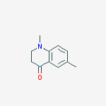 1,6-Dimethyl-2,3-dihydroquinolin-4(1H)-one结构式