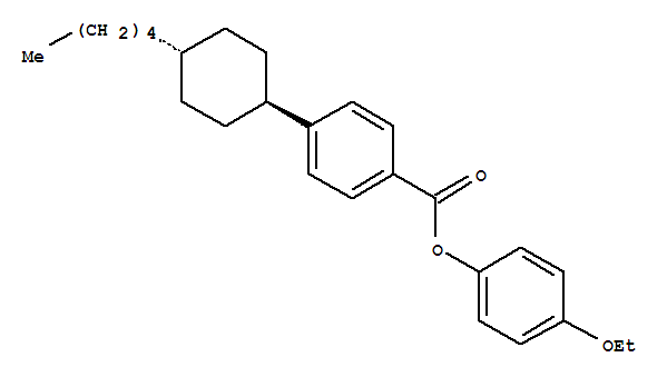Structure of 4-Ethoxylphenyl-4-Trans-Pentylcyclohexylbenzoate