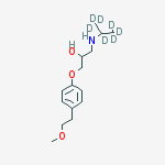 Structure of rac Metoprolol-d7