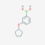 Structure of BORONIC ACID, B-[3-(CYCLOPENTYLOXY)PHENYL]-