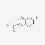 Structure of 7-Bromo-2H-1-Benzopyran-3-Carboxylic Acid