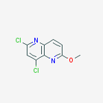 2,4-Dichloro-6-methoxy-1,5-naphthyridine结构式