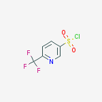 Structure of 3-Pyridinesulfonyl Chloride, 6-(trifluoromethyl)-