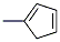 Structure of 1-methylcyclopenta-1,3-diene