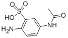 Structure of 4-Aminoacetanilide-3-sulfonic acid