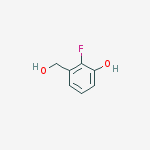 Chemical structure of 2-fluoro-3-(hydroxymethyl)phenol