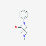 Structure of 2-Phenyl-2,6-diazaspiro[3.3]heptan-1-on