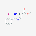2-(2-Fluorophenyl)pyrimidine-5-carboxylic acid methyl ester