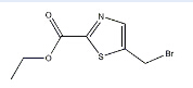 ethyl 5-(bromomethyl)thiazole-2-carboxylate结构式