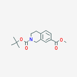 Structure of 2-tert-Butyl 7-methyl 3,4-dihydroisoquinoline-2,7(1H)-dicarboxylate