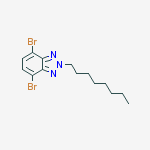 Structure of 4,7-Dibromo-2-octyl-2H-benzotriazole